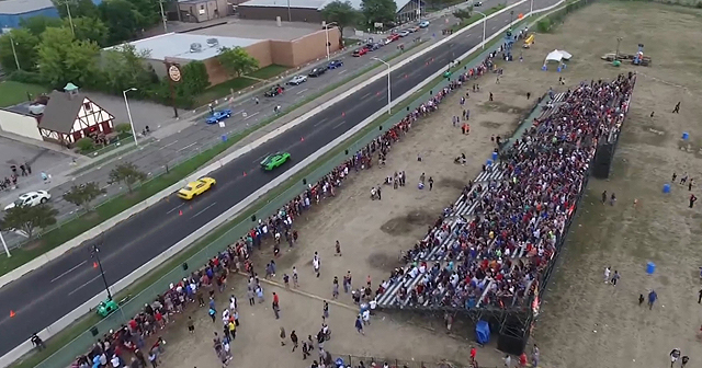 Roadkill Nights powered by Dodge brought legal drag racing and thrill rides back to historic Woodward Avenue.