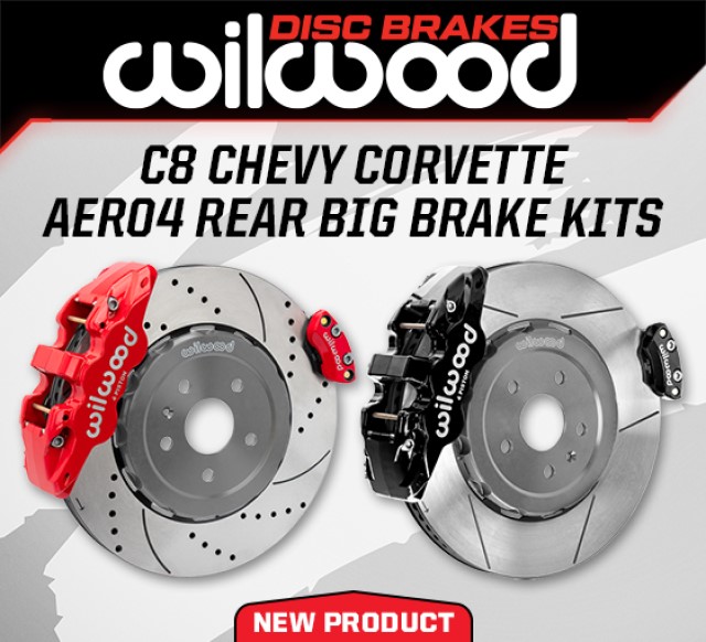 wilwood C8 Corvette AERO4 Rear Kits